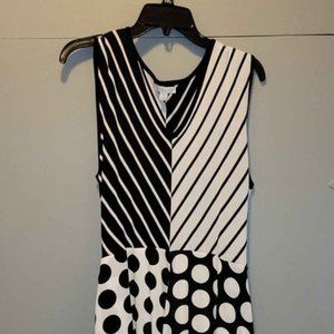 New York & Company Mixed Media Dress